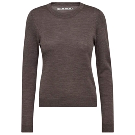 IVY Copenhagen Essex LS O-neck Knit, Brown Melange